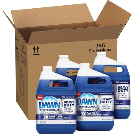 Dawn 08837 Dishwasher Detergent, Jug, 1 Gal, Pk4
