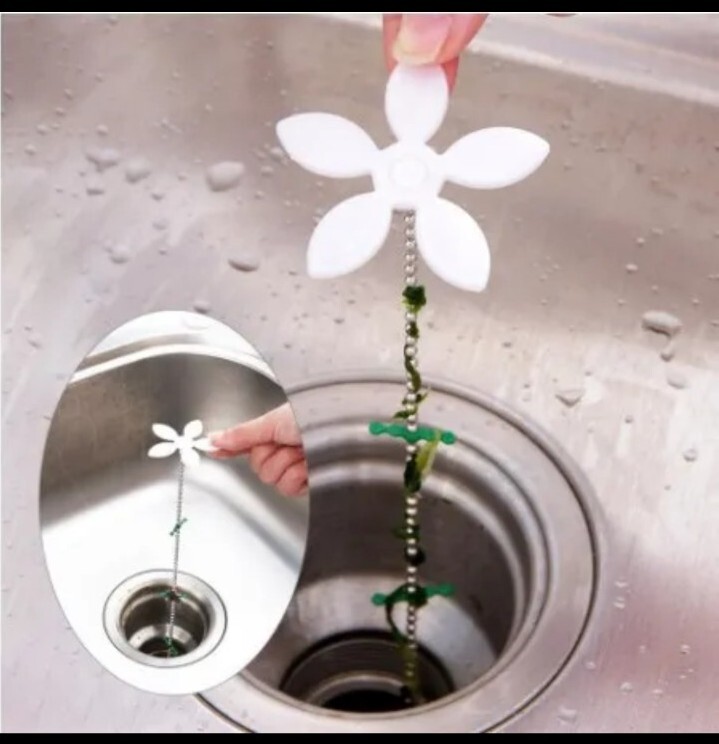 Bathroom Kitchen Sink Pipe Drain Cleaner Hair Sewer Anti Clogging Removal Tool