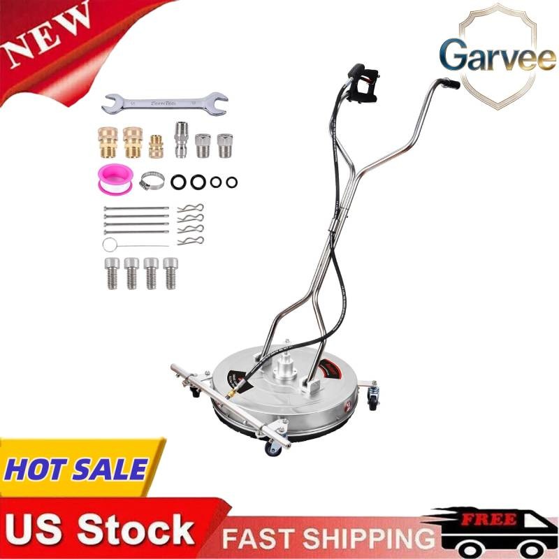 Heavy Duty 21 Inch Pressure Washer Floor Cleaner with Handle for Driveway