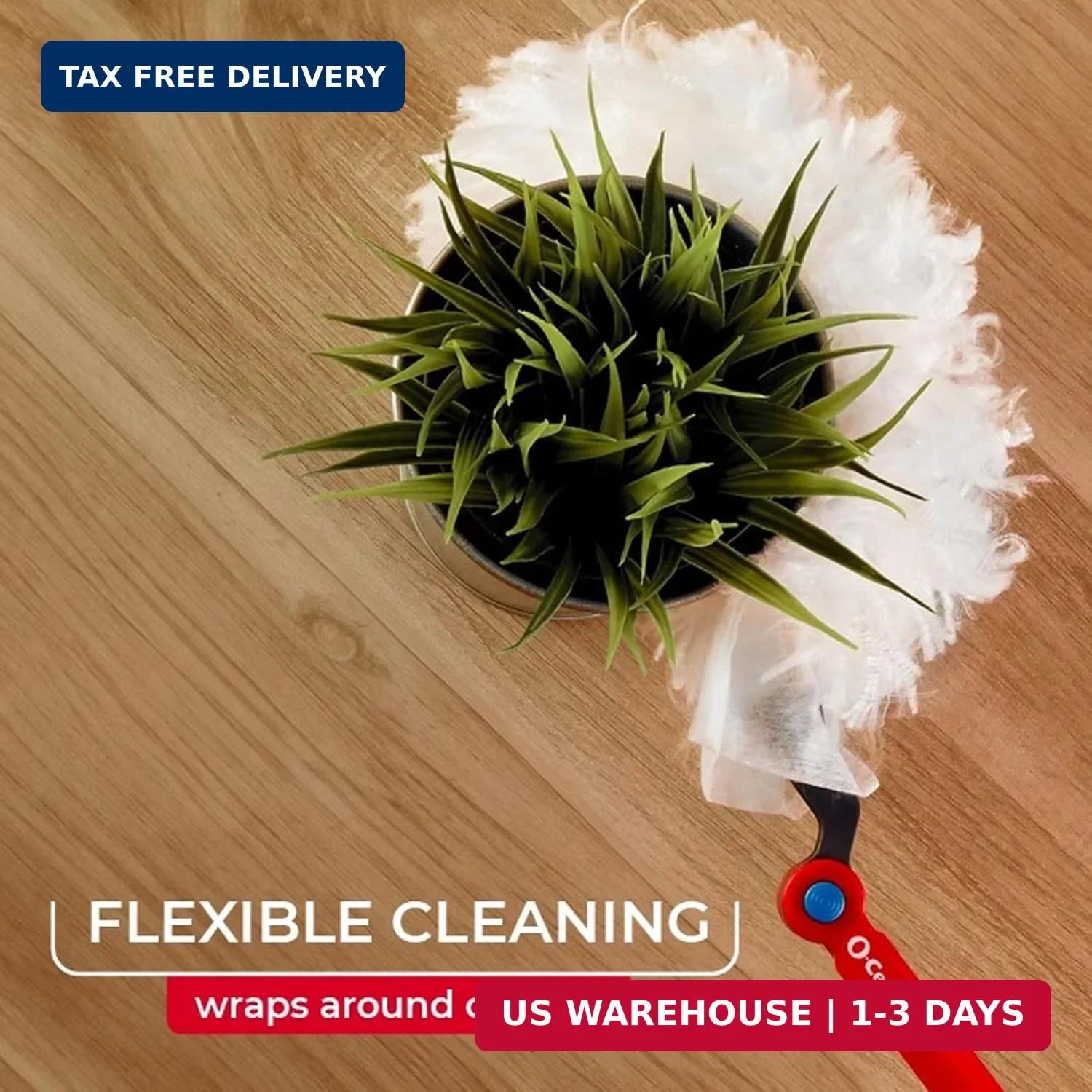 O-Cedar Flex & Catch Heavy Duty Dusting Kit with 15 Disposable Duster Refills |