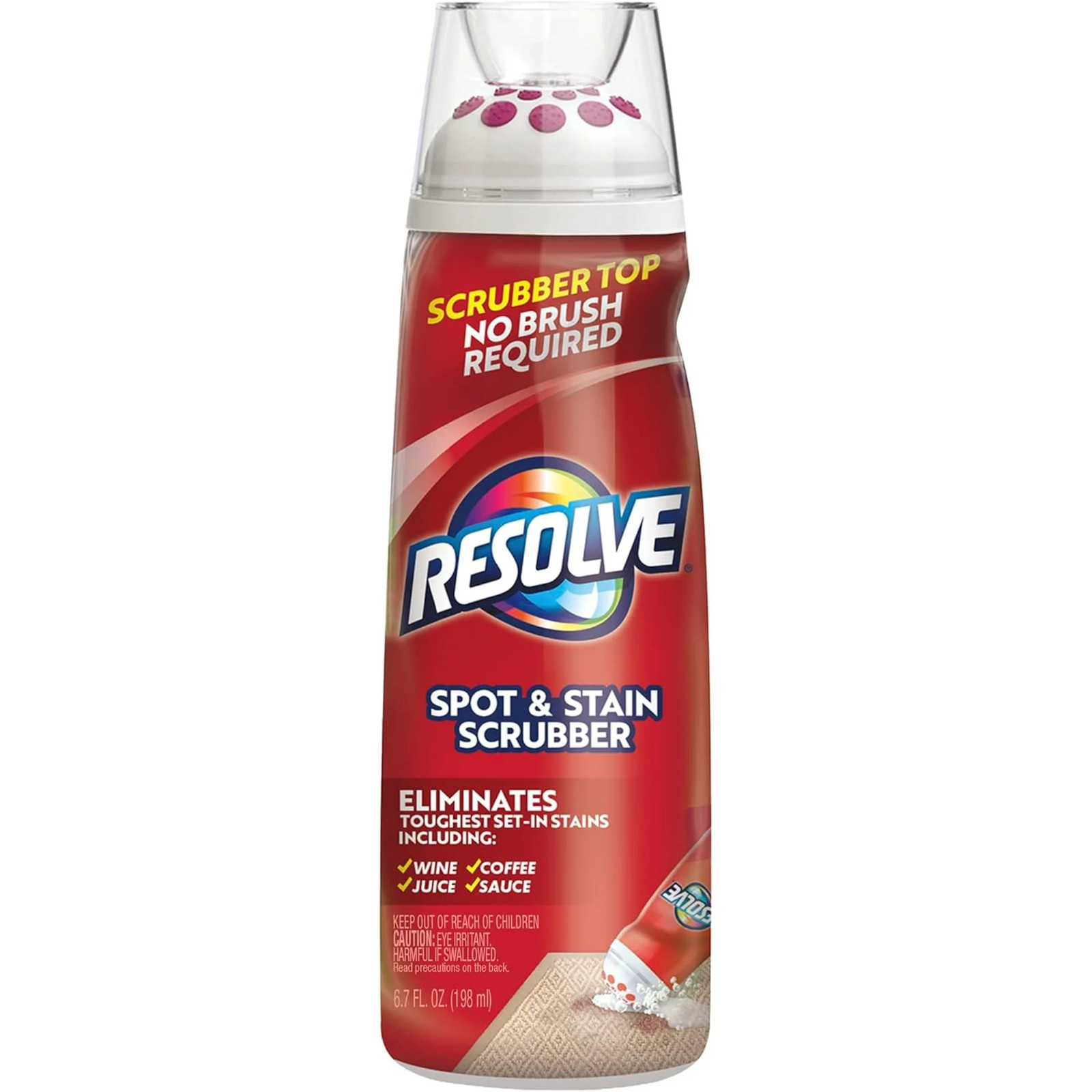 Resolve Carpet Spot and Stain Scrubber, 6.7 Fl Oz (Pack Of 4)