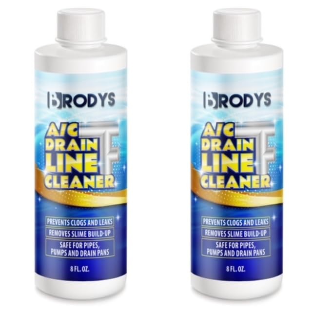 – A/C HVAC Drain Line Cleaner, 8oz Bottle, (Great to use at home, in the offi…