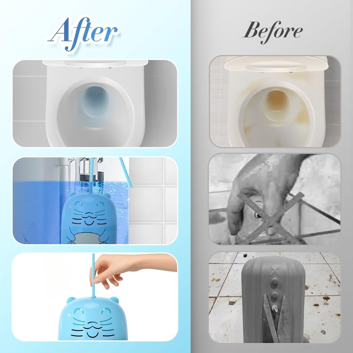 Cute Dinosaur-Shaped Toilet Bowl Cleaner Bottle, Toilet Cleaner & Toilet Deodori