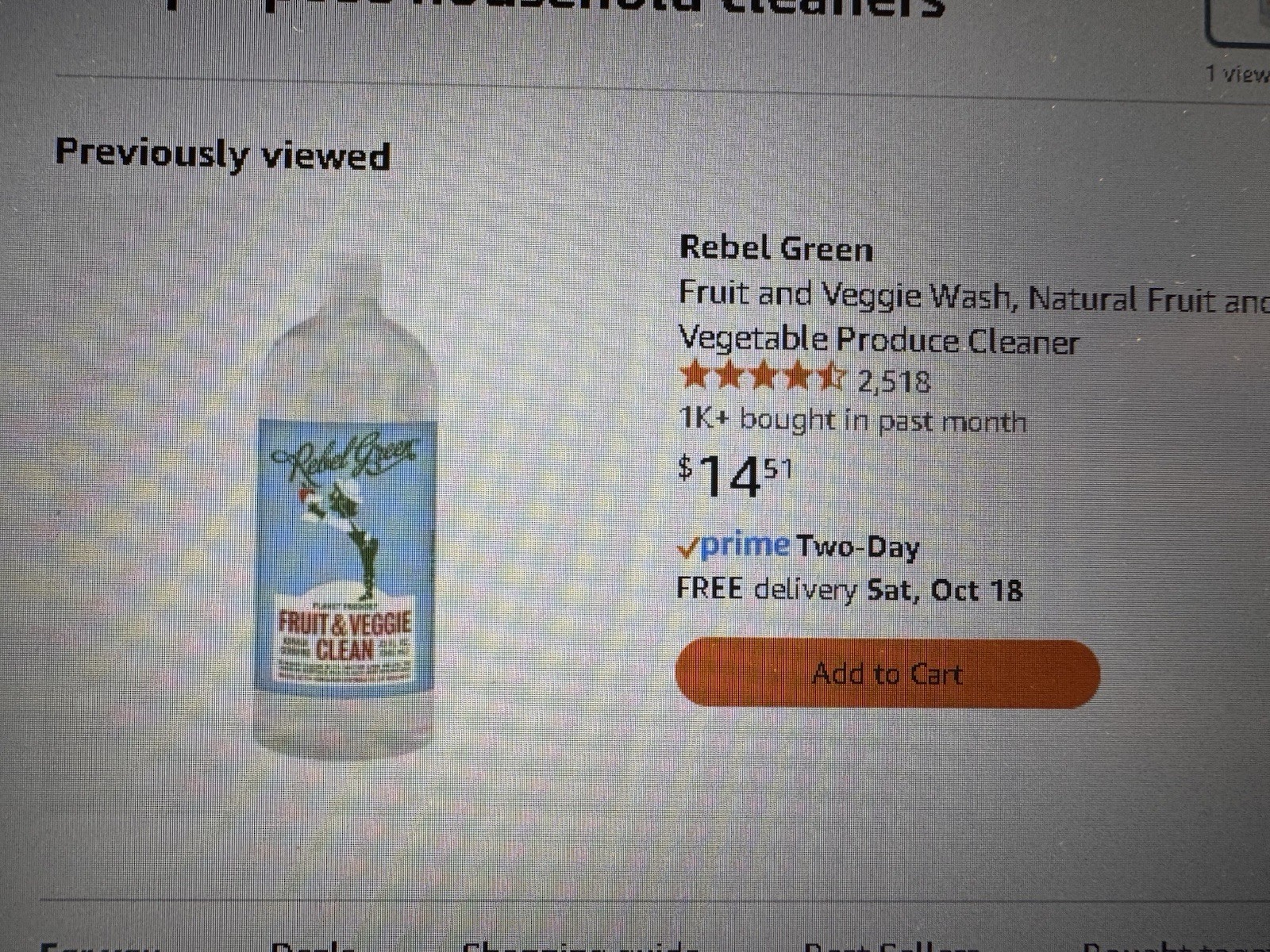 Fruit & Veggie Wash – Natural Produce Wash – Plant-Based Vegetable Wash – Fru…