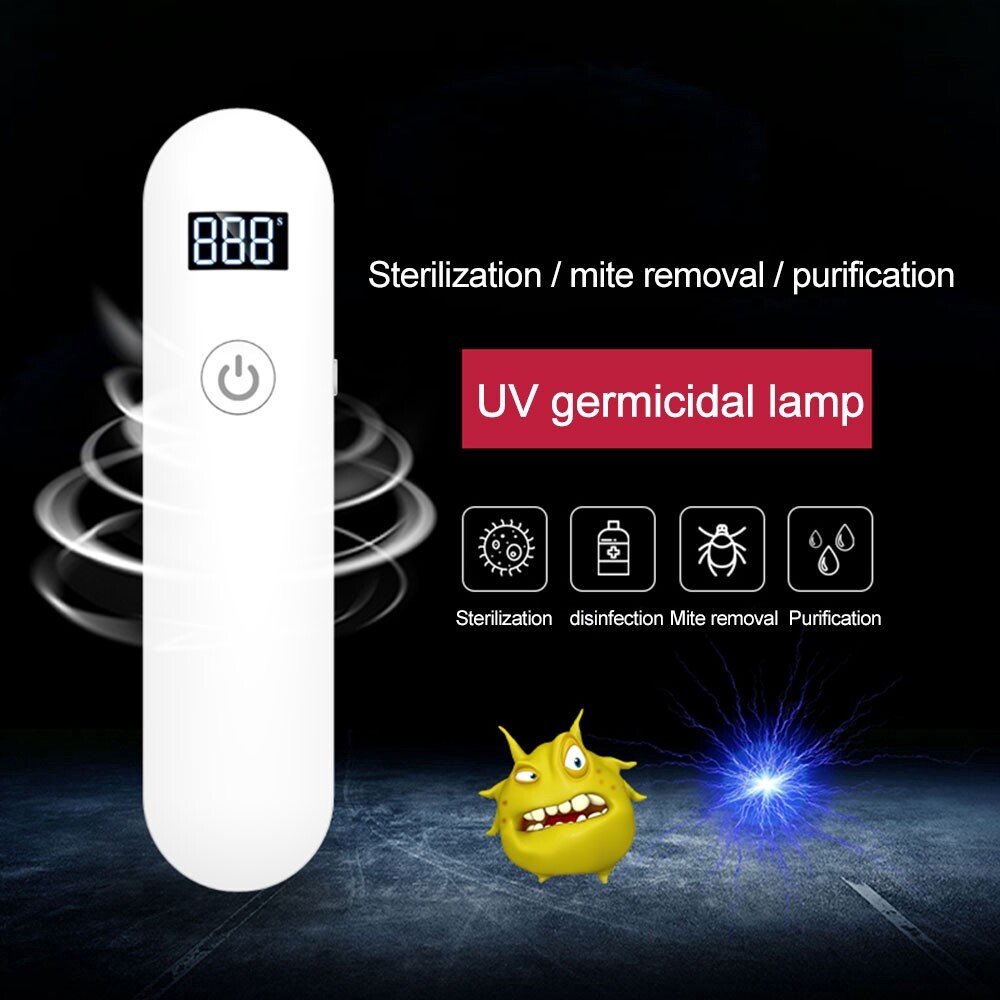 EZ Clean Max Portable UVC Light Sanitizer to Sterilize and Disinfect (from USA)