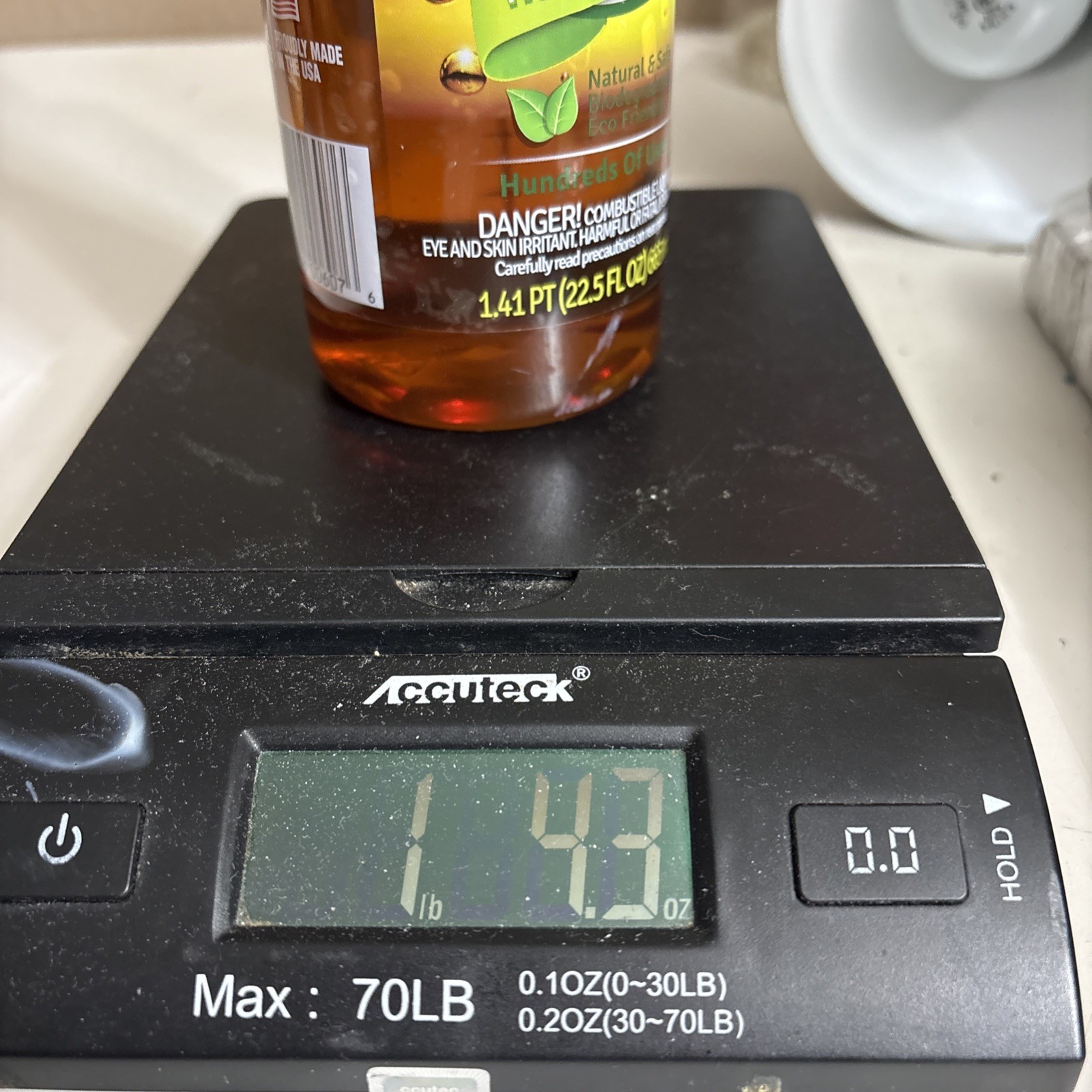 Green Gobbler, Cold Pressed Orange Oil Concentrate – 22.5 oz (D-Limonene)