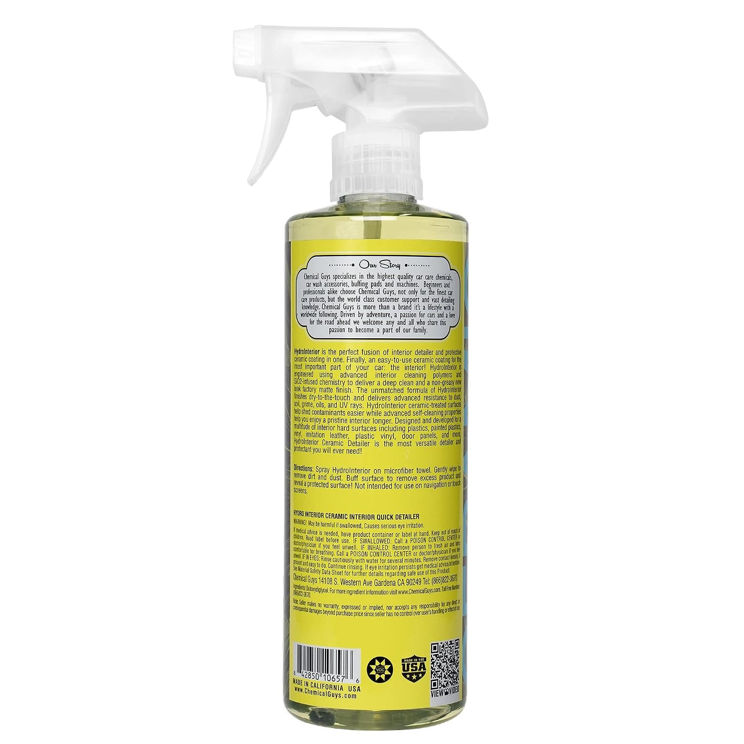 Interior Quick Detailer Ceramic Interior Detailing Spray Chemical Guys SiO2