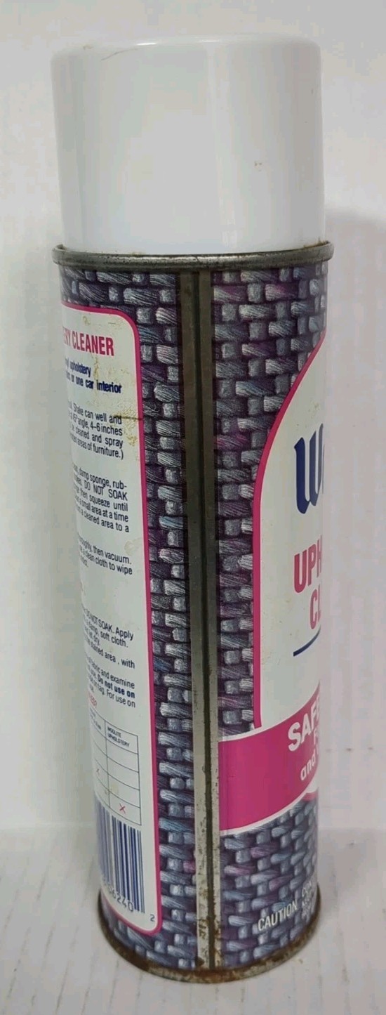 1988 Woolite Upholstery Cleaner 14 Oz Can Boyle Midway Full Prop NOS New