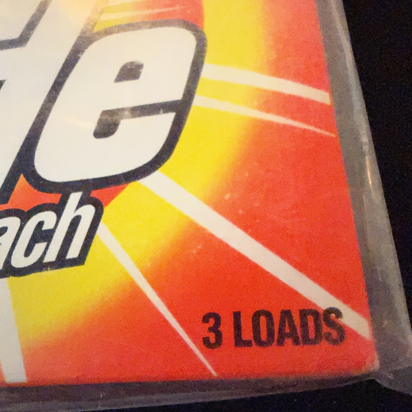 Tide Ultra with bleach Laundry Detergent Powder Original scent 9.9 Oz Sample New