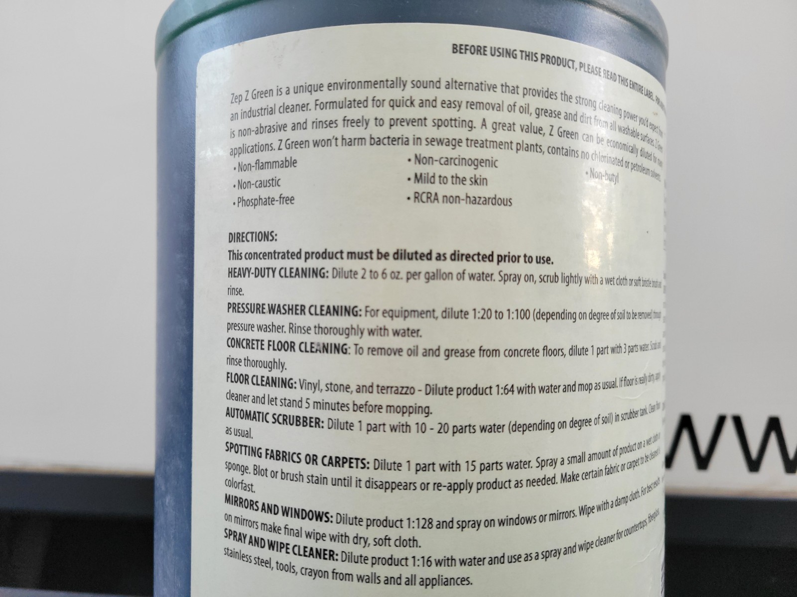 Zep Z Green Link All Purpose Alternative For Cleaning Concentrate,1 Galon .