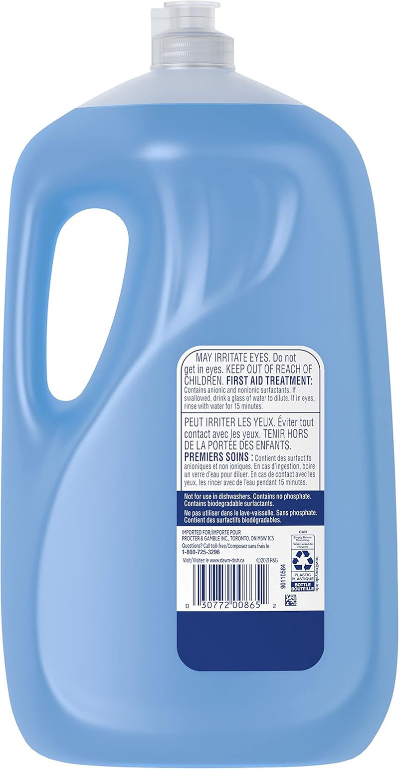 Ultra Dish Soap Refill, Dishwashing Liquid, Original Scent, 2.64 L
