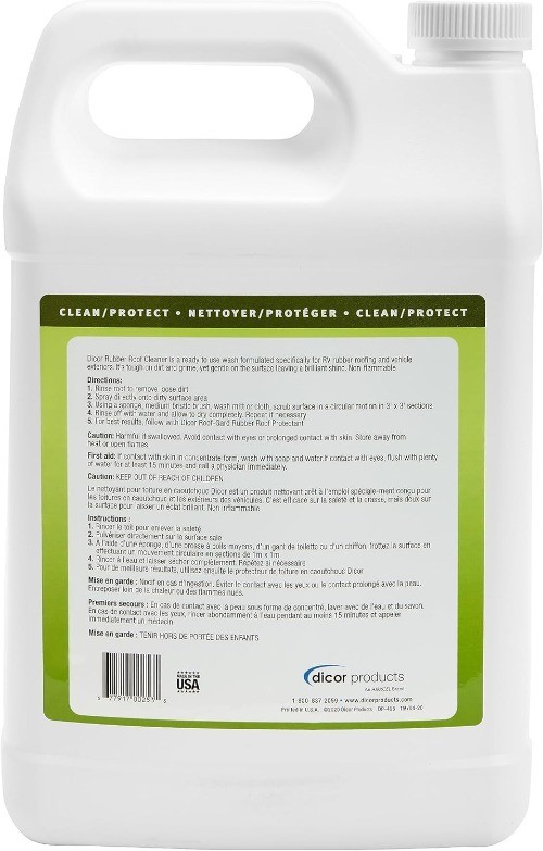 Deep Cleaning Rubber RV Roof Cleanser Spray Refill – 128 Fl Oz (Pack of 1)