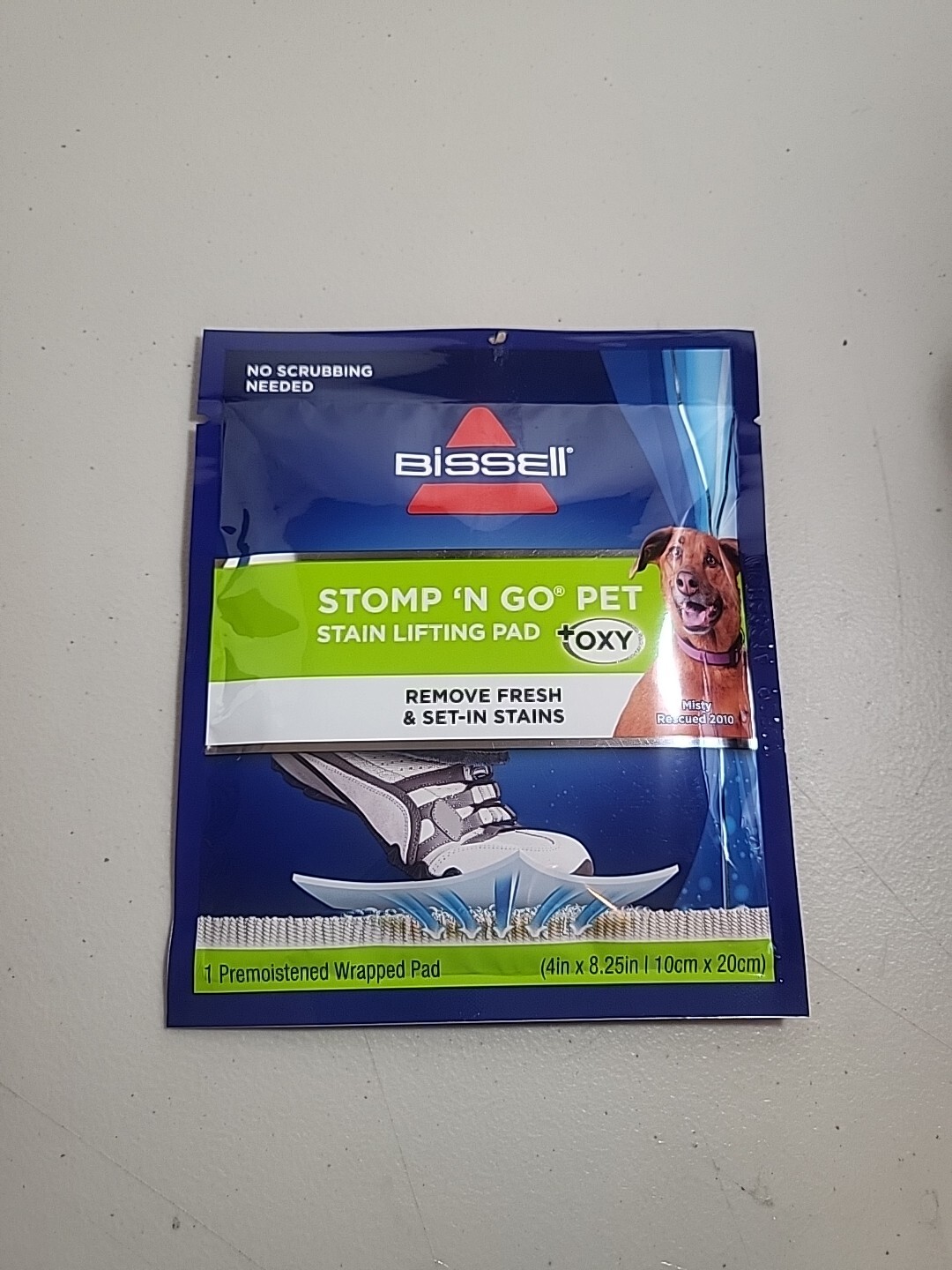Bissell Stomp ‘N Go Pet Lifting Pads + Oxy Stain Removal for Carpet Rugs