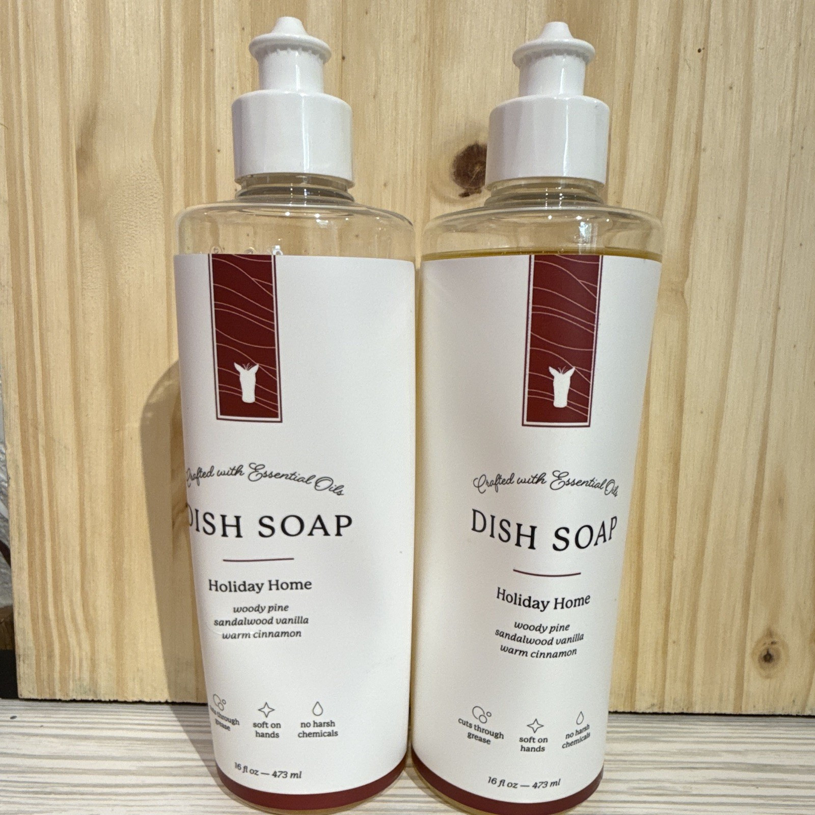 Pink Zebra Liquid Dish Soap Holiday Home 16 fl oz 2-Pack Cruelty-Free