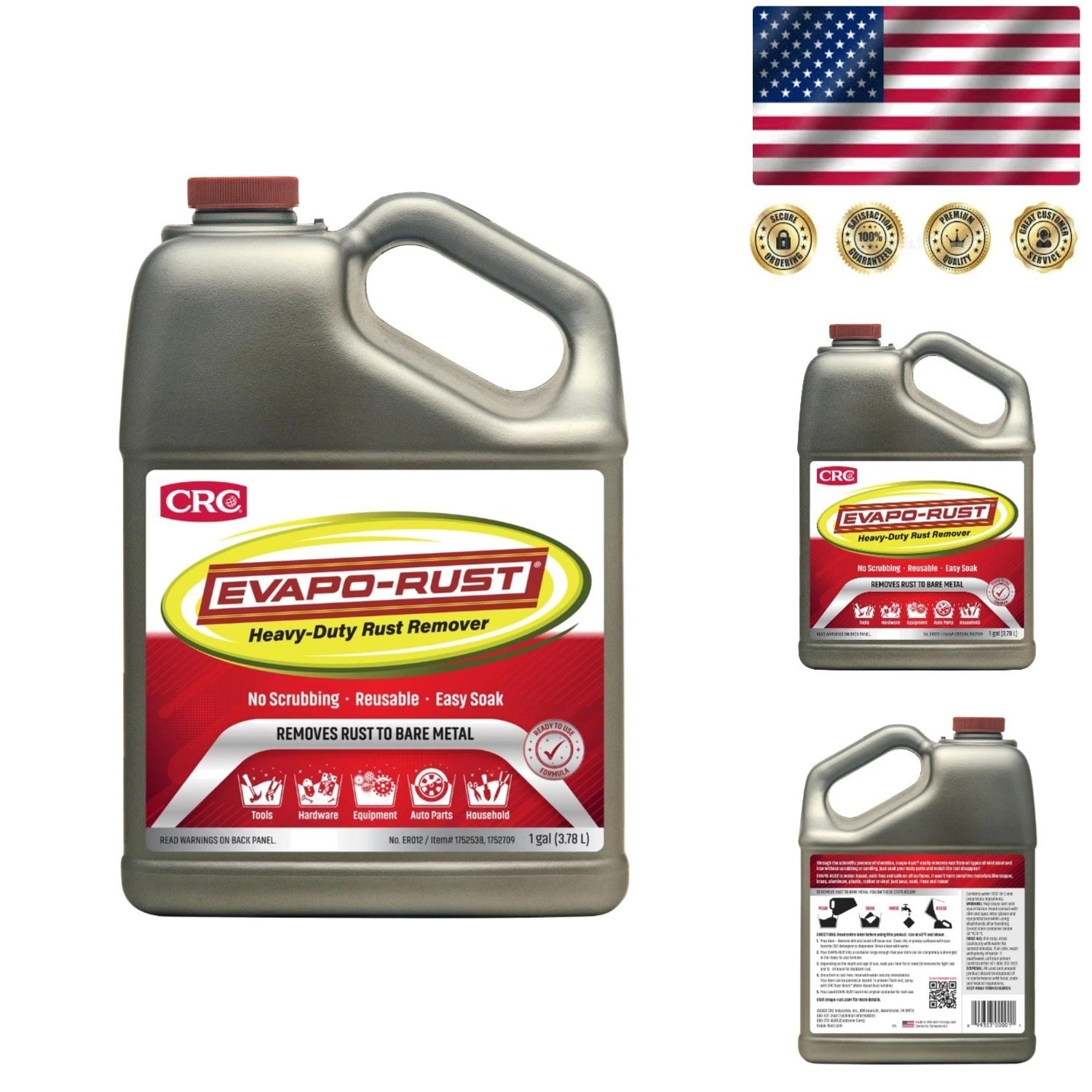 Heavy Duty 128 oz. Liquid Rust Remover – Safe for Automotive and Industrial Use