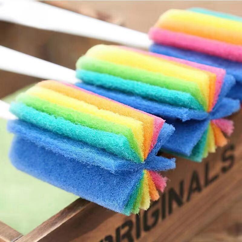 Glass Wineglass For Tool Sponge Cleaning Brush Kitchen Tea Bottle Coffee Cup