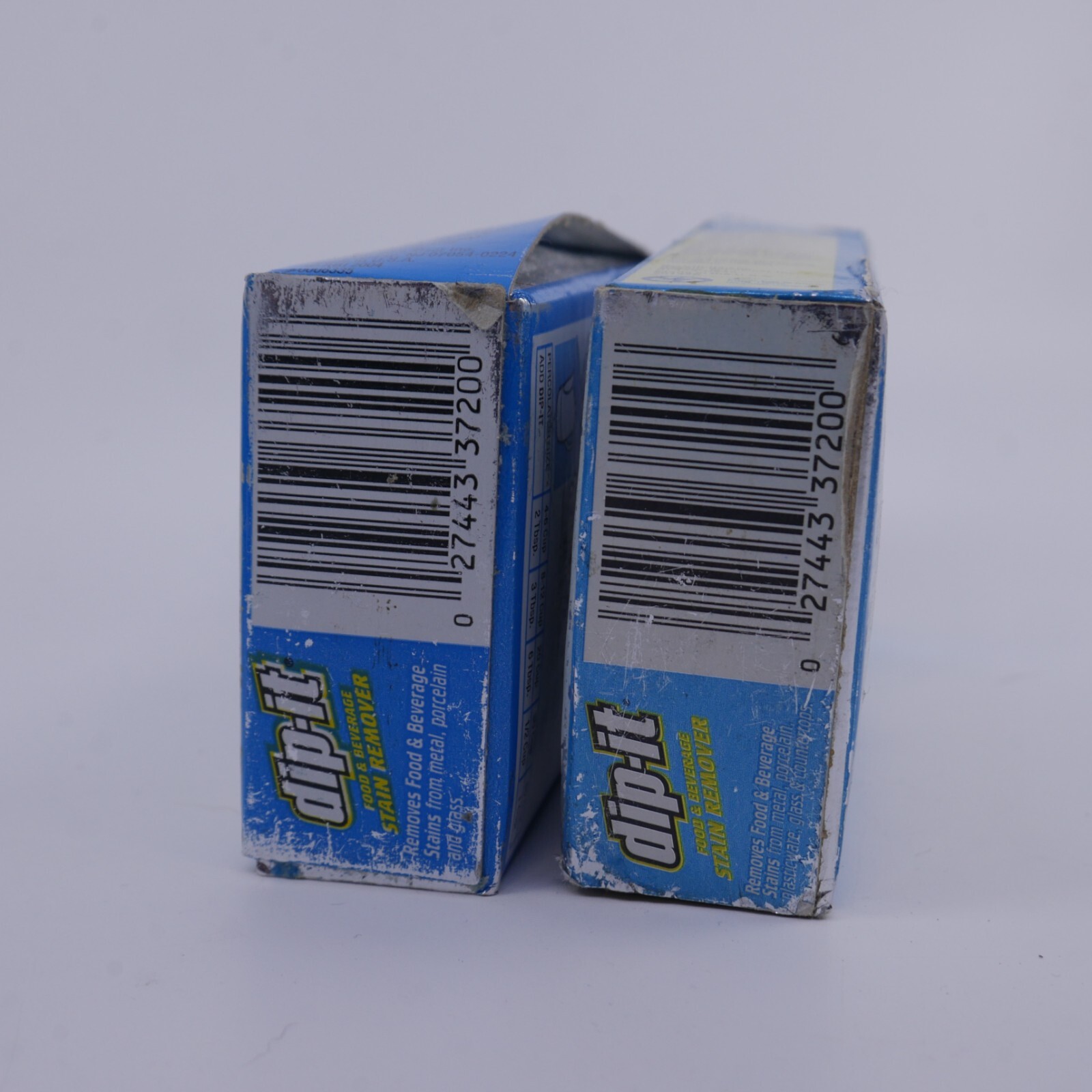 Lot Of 2 Dip-It Food And Beverage Stain Remover 5 oz Damage box- hard powder