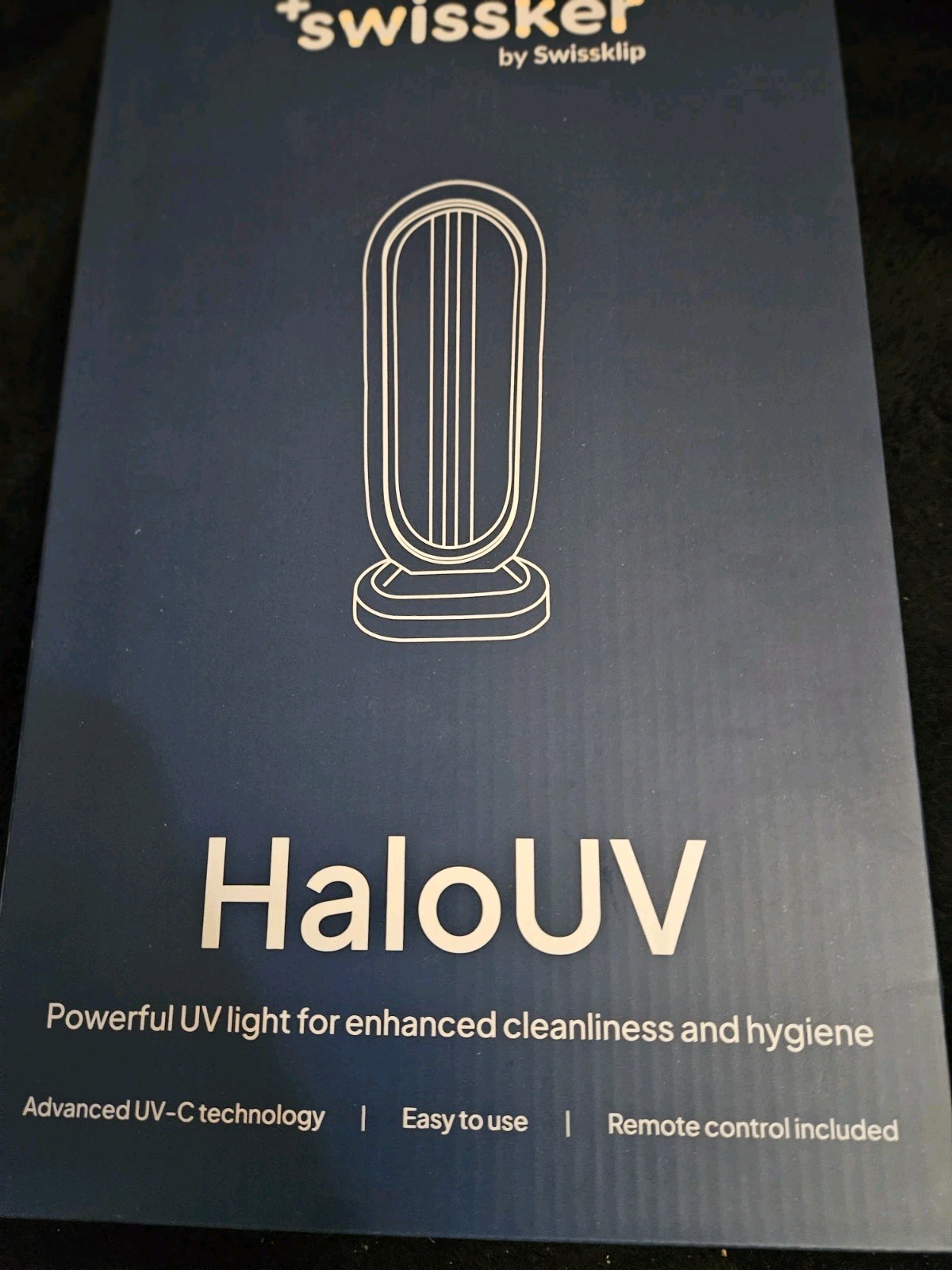 Swissklip HaloClean UV Original, Home Disinfection Device Dust Mites Remover CIB