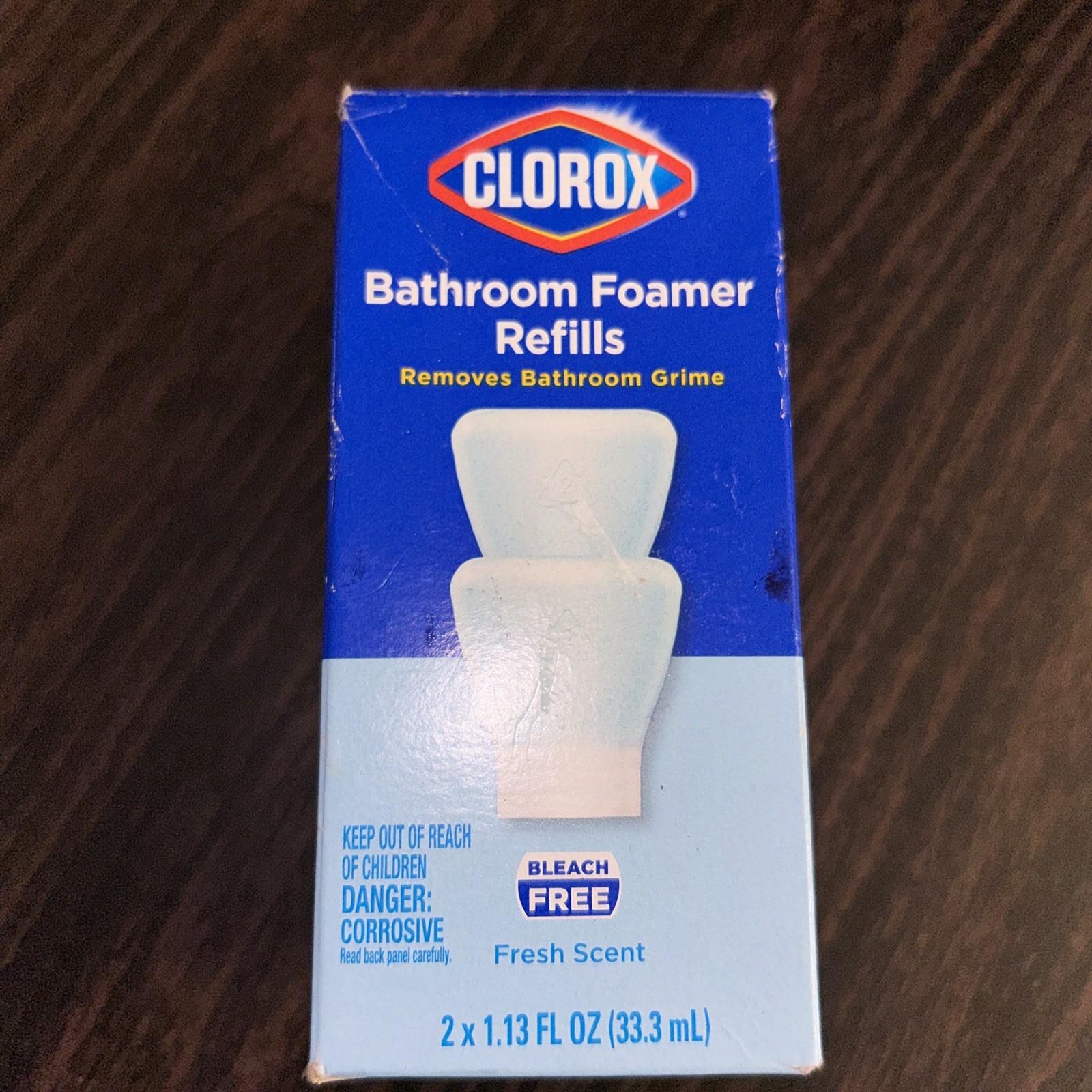 Clorox Bathroom Foamer Refillable Cleaner Refills (1 Two Packs -2 Total) NEW