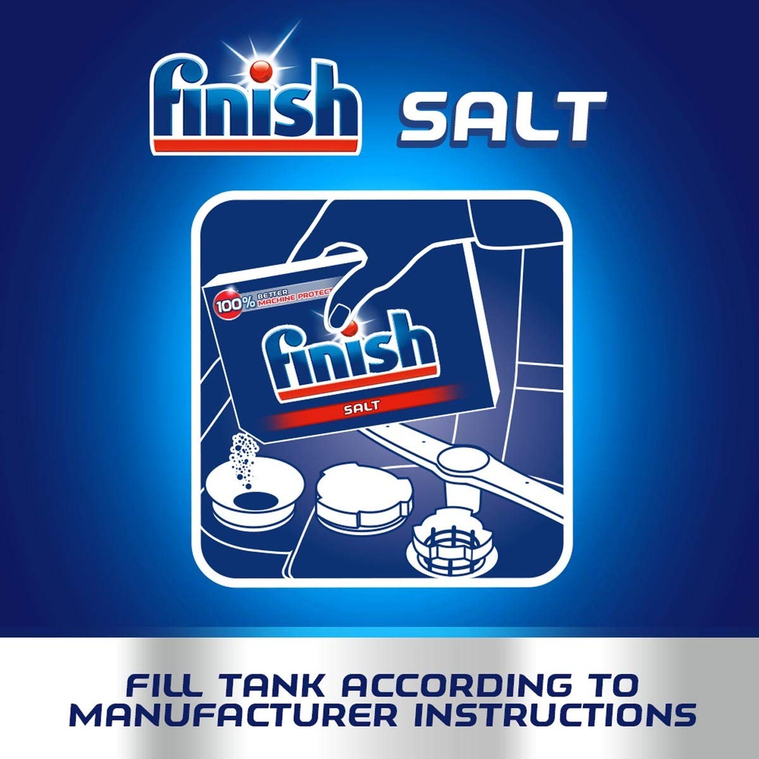 Dishwasher Salt 41.6oz 5 Pack Finish Special Limescale Protection NEW