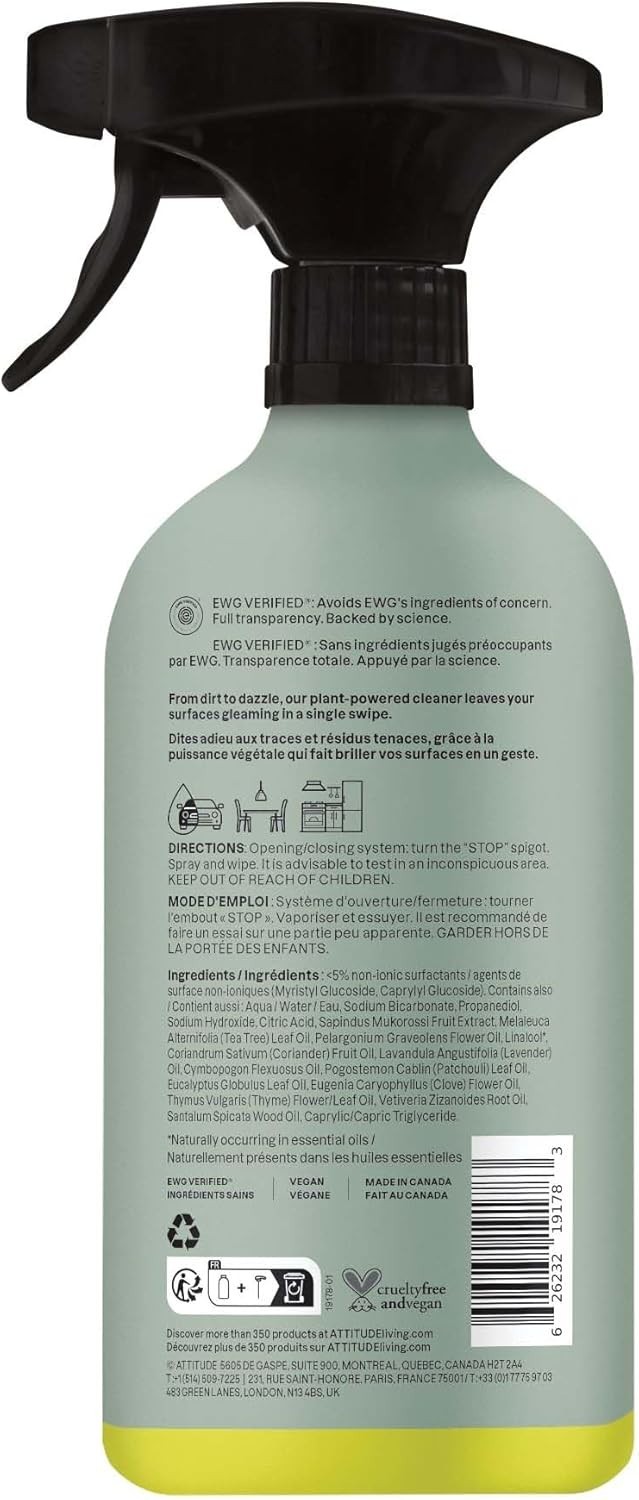 All-Purpose Cleaner Spray, Natural Origin Ingredients, EWG Verified, Removes …
