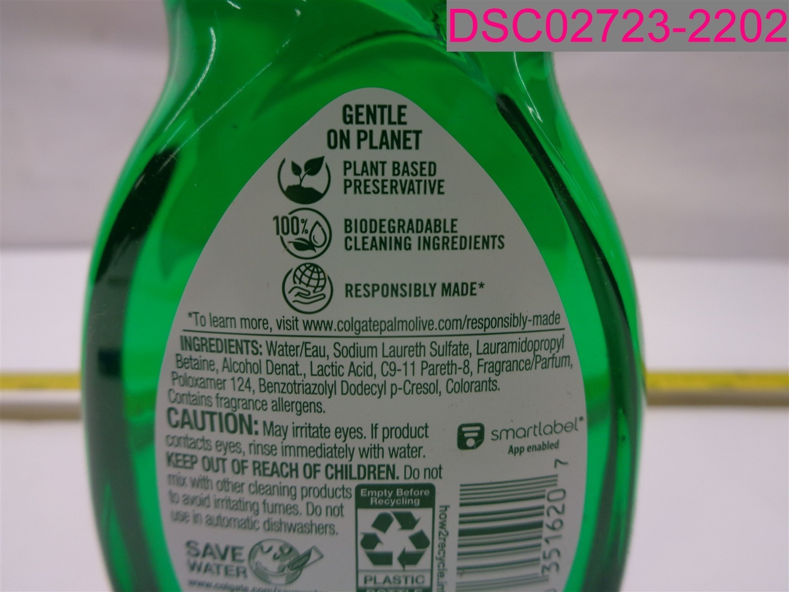 QTY=384 fl.oz (48×8 fl.oz Bottles);Palmolive Ultra Strength Dish Liquid US07365A