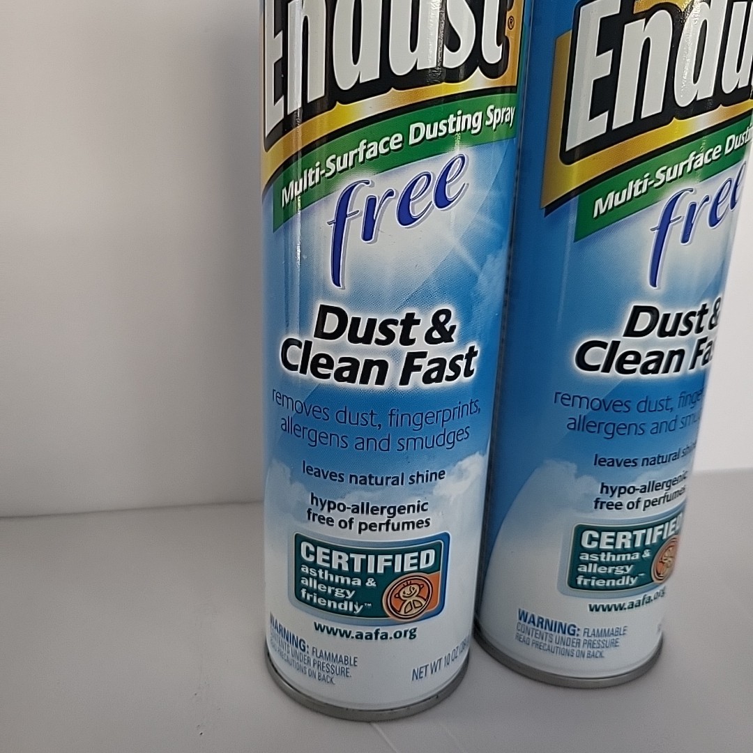 Endust Fragrance Free Hypo-Allergenic Dusting and Cleaning Spray, 10 Fl Oz