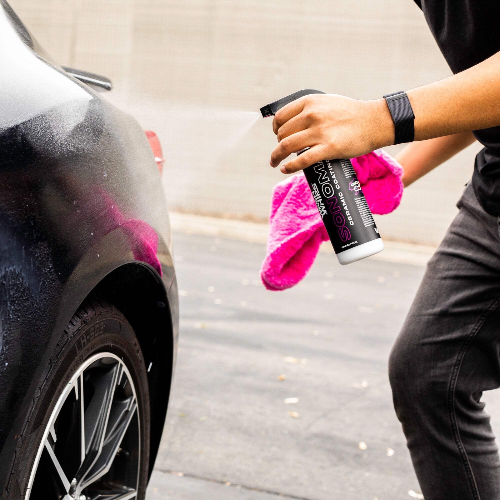 WASH&WHIPS Quick Detailing Pro Kit for Auto Detailing – 16-Piece Complete Car Ca