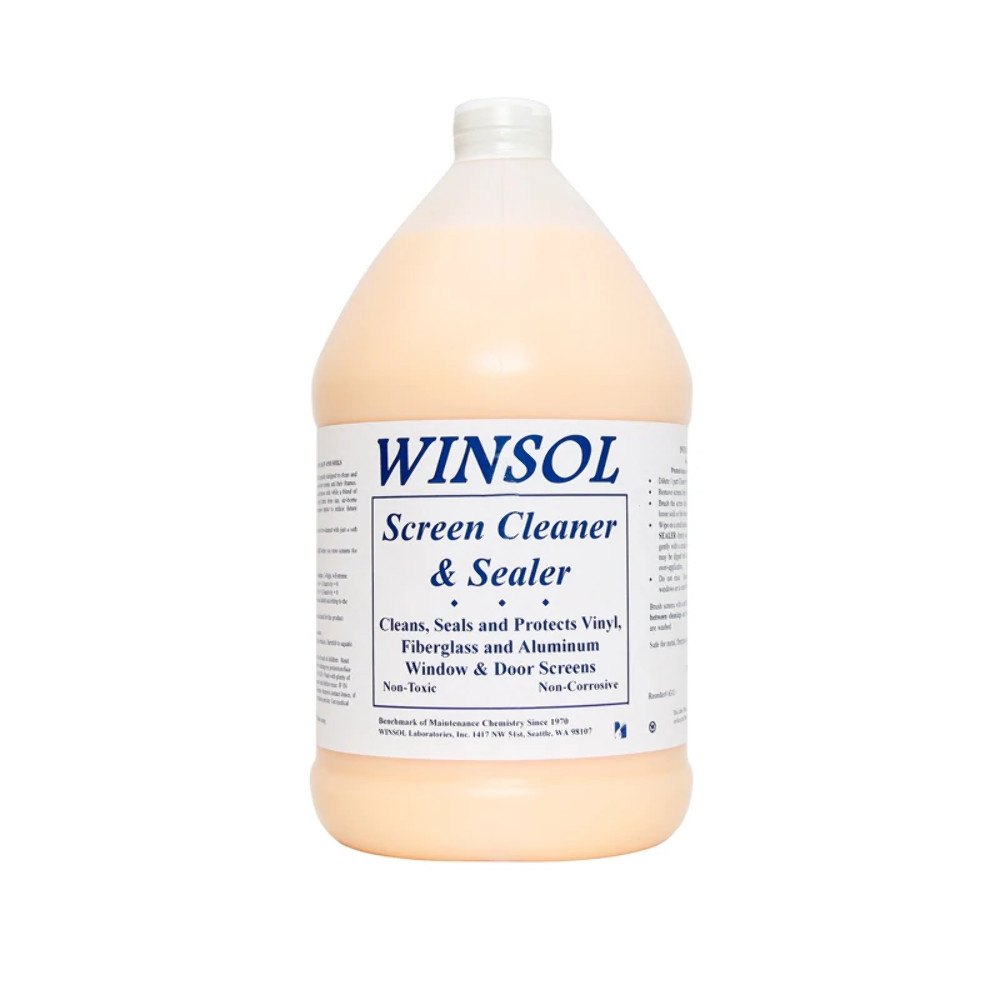 Winsol Screen Cleaner & Sealer (Gallon) Vinyl Fiberglass Aluminum Window Screens