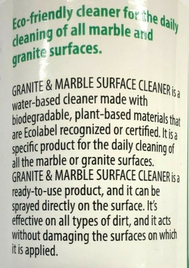 HIMG Granite Cleaner Marble Cleaner Surface Cleaner ECO Friendly Cleaner 200ml