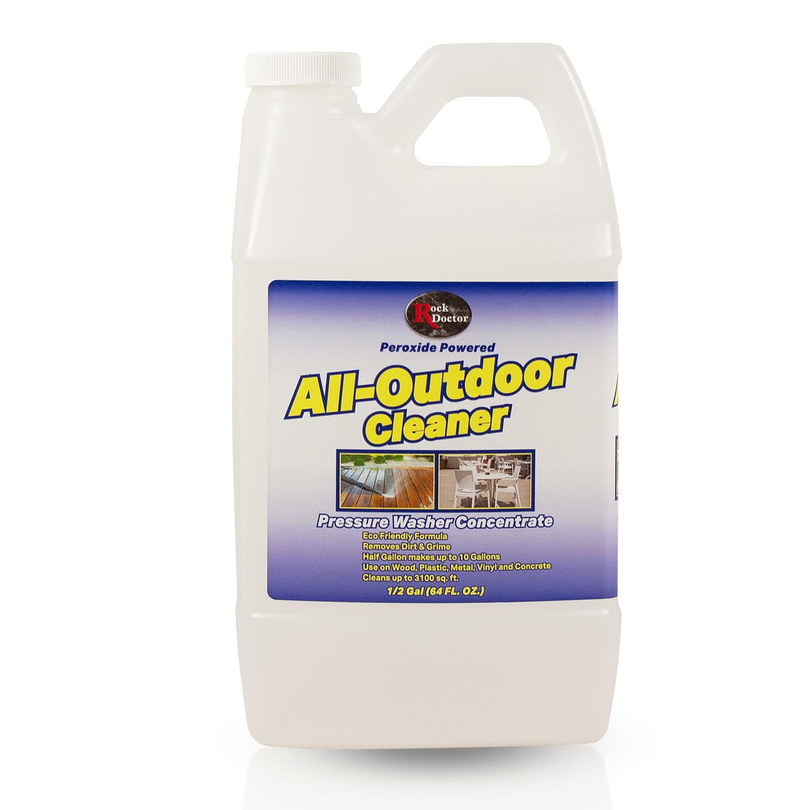 Outdoor Pressure Washer Cleaner, Natural Cleaning Solution Removes Stains and…