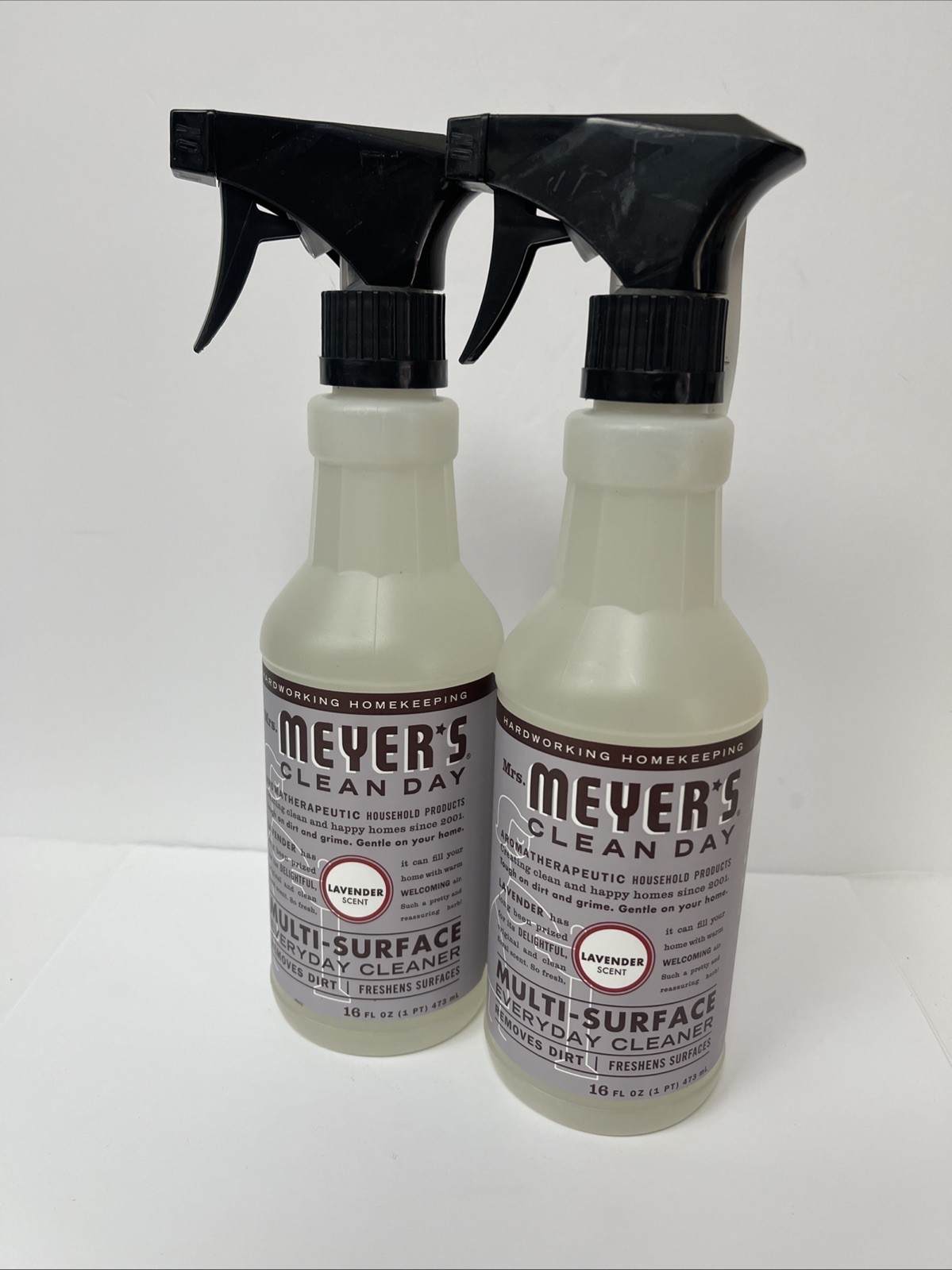 Pack Of 2 MRS. MEYER’S CLEAN DAY, Multi-Surface Cleaner, Lavender, 16 fl. oz
