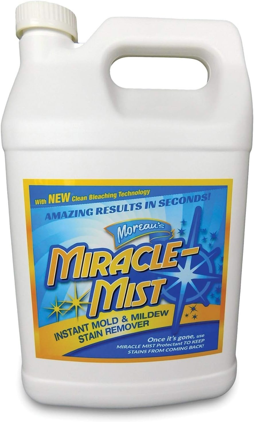 MiracleMist Instant Mold and Mildew Stain Remover for Indoor and Outdoor Use …
