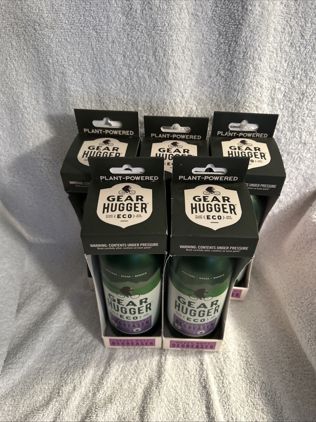 5 – ECO Gear Hugger Heavy Duty Degreaser 11oz Each – Free S & H – ECO Friendly