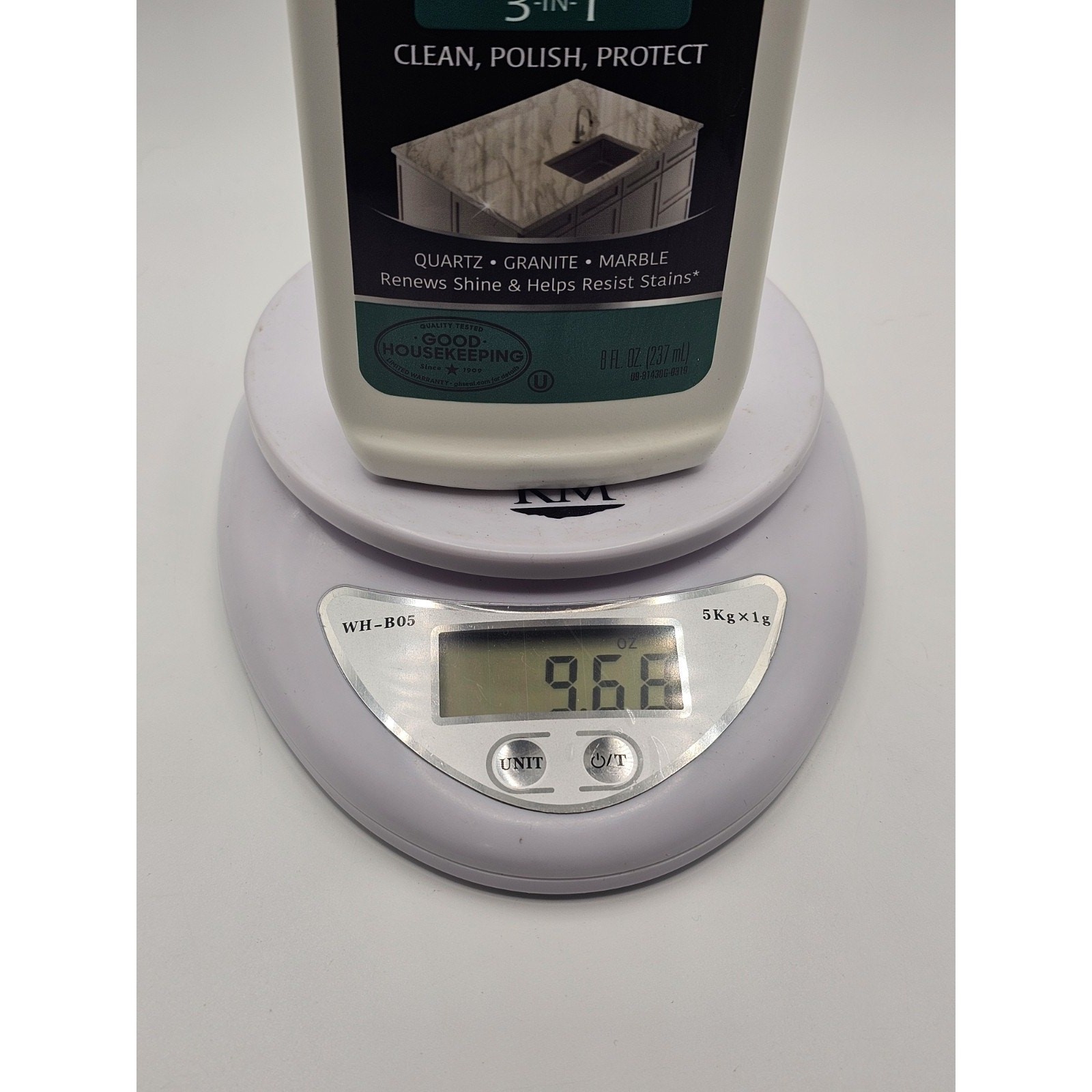 2 Bottles Used WEIMAN Granite & Stone 3 In 1 8oz Discontinued
