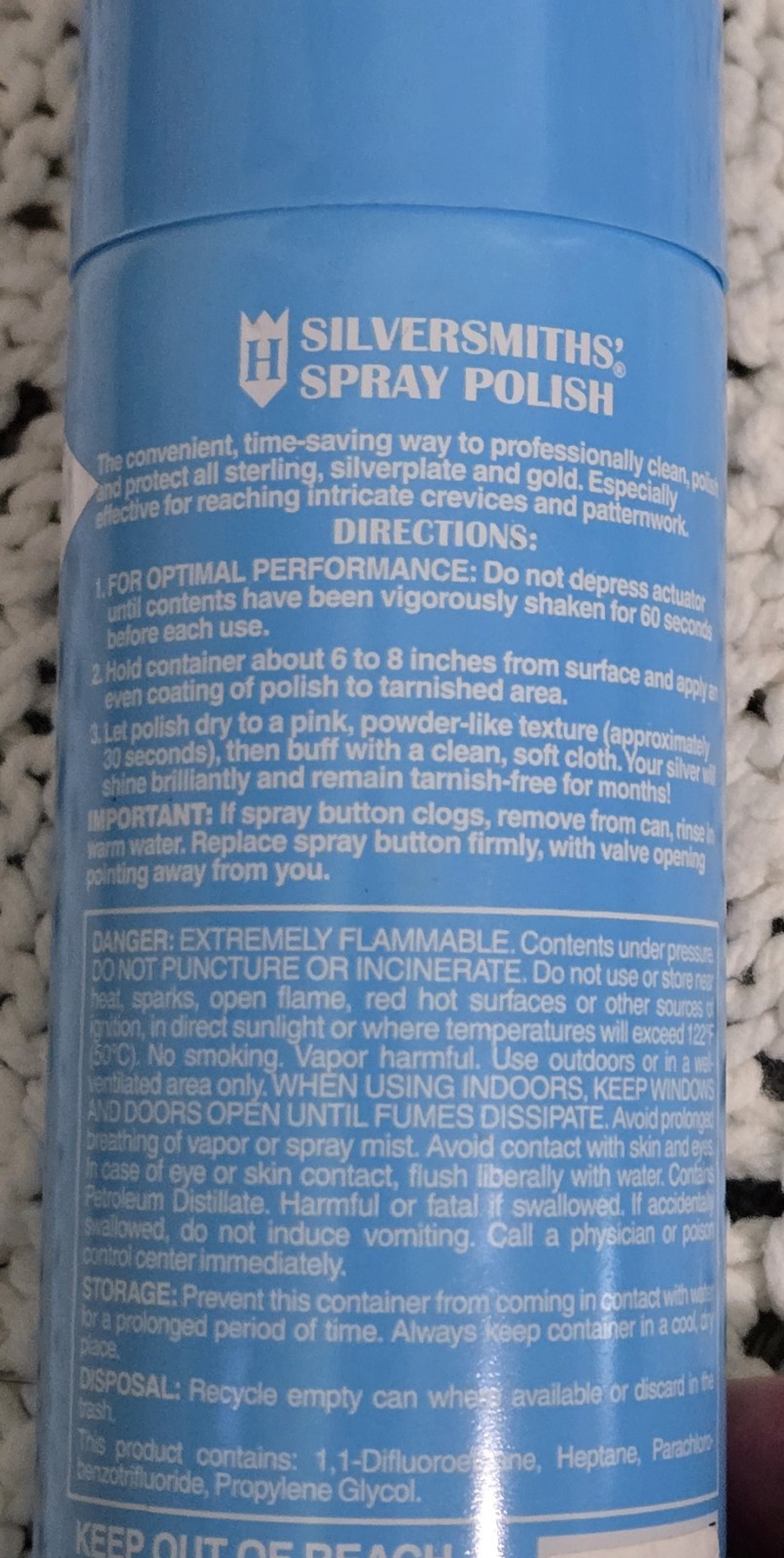 Hagerty Silversmiths Spray Polish Aerosol 8.5 oz R-22 Tarnish Preventer Lot of 2