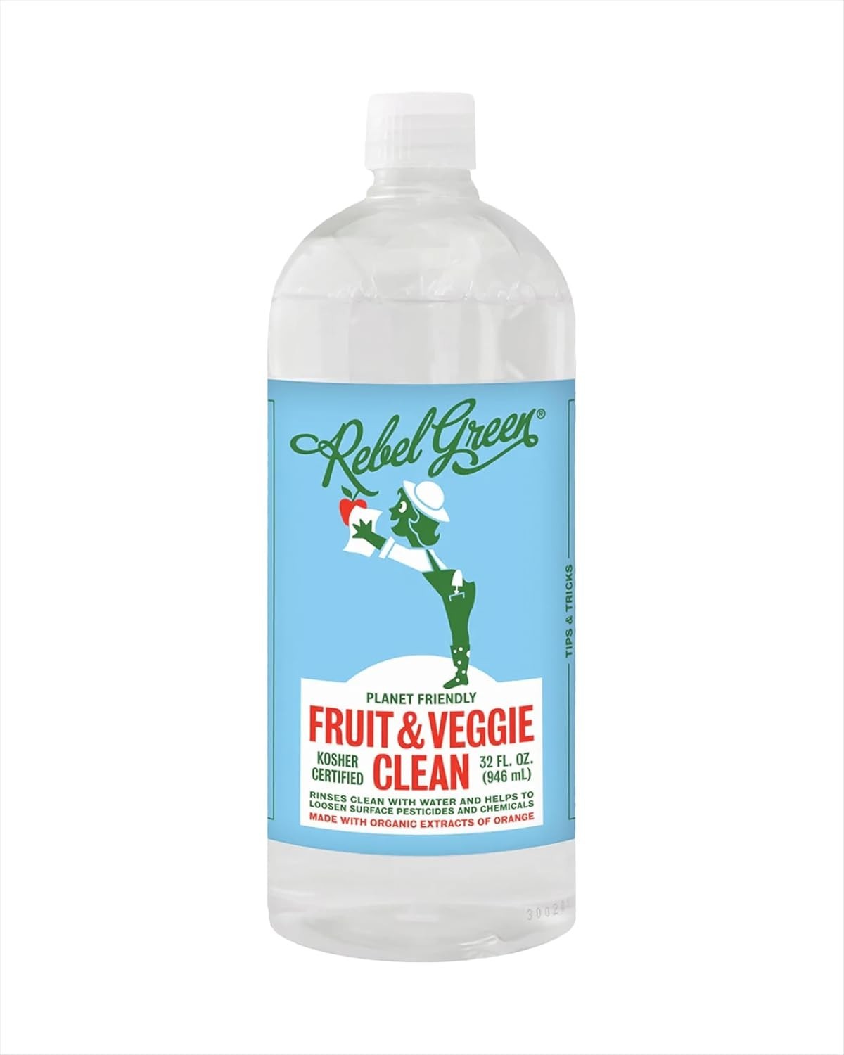 32 Fl Oz Natural Veggie & Fruit Wash – Removes Pesticides & Waxes Effectively