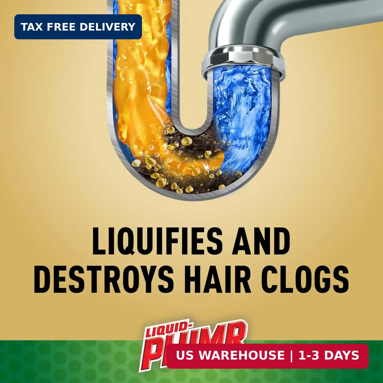 Liquid-Plumr Pro-Strength Hair Eliminator Gel Clog Remover, Hair Clog Remover an