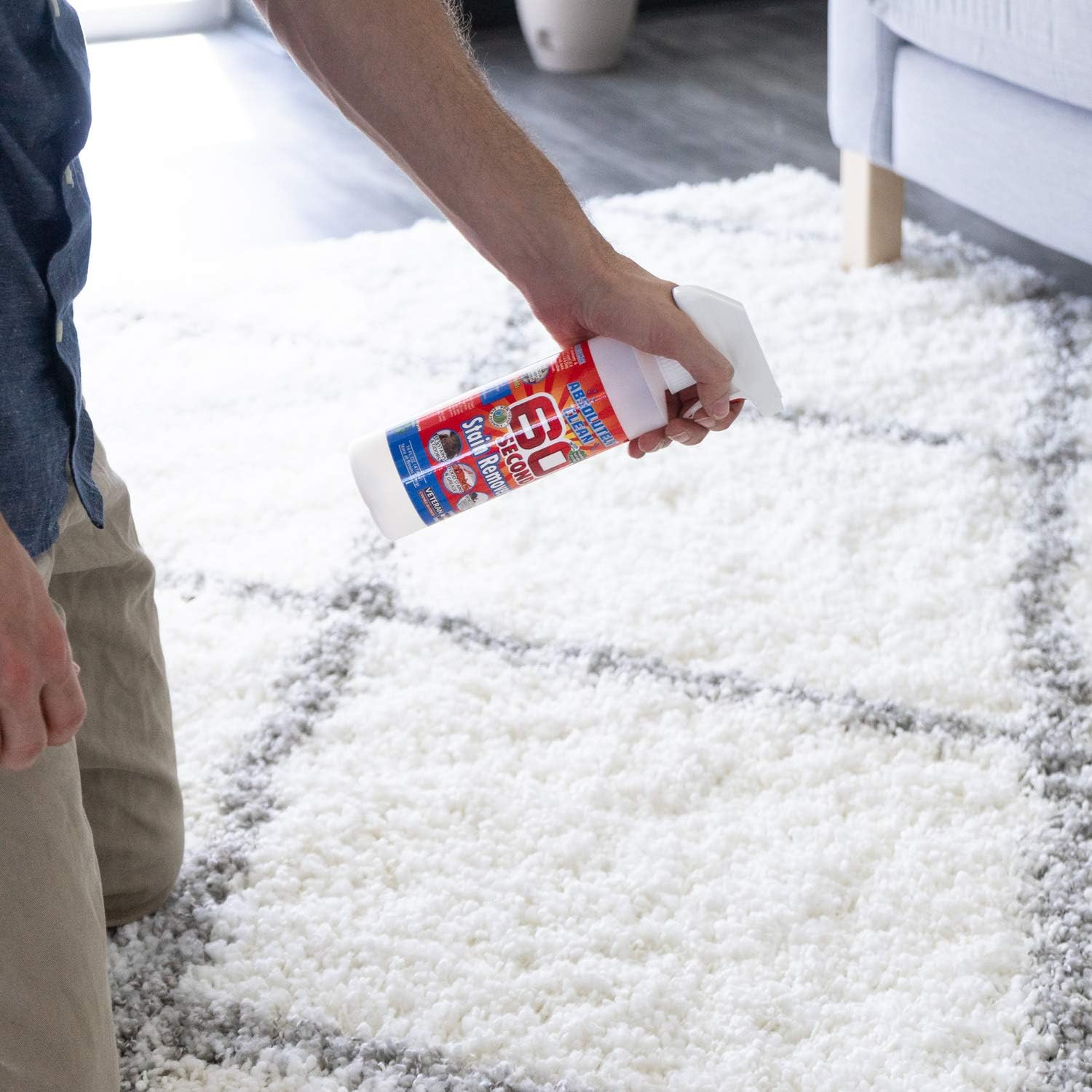 Amazing 60 Second Stain Remover – Powerful, Natural Enzymes Remove Food, Grease,