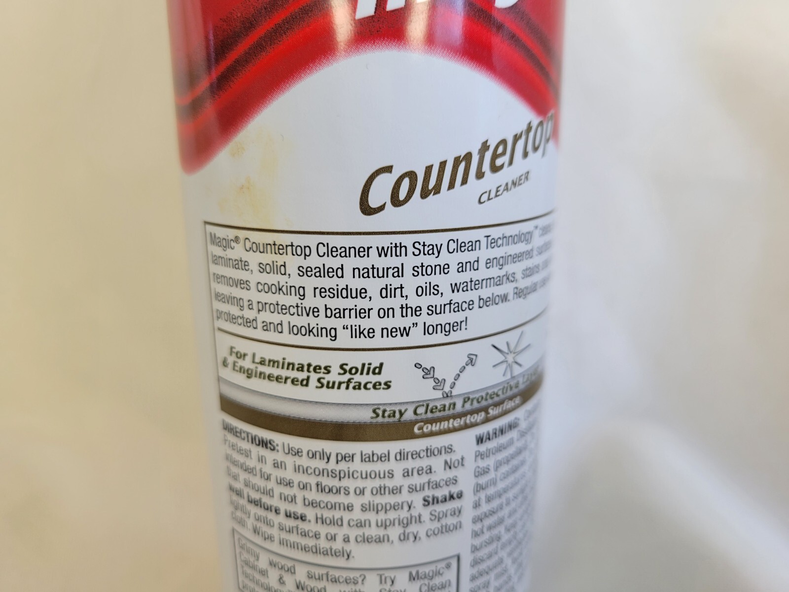 Magic Countertop Cleaner 17oz Aerosol Spray Can Discontinued New