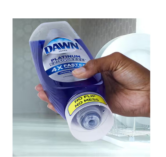 Platinum Ez-Squeeze Fresh Rain Scent Dish Soap 24.3 oz.
