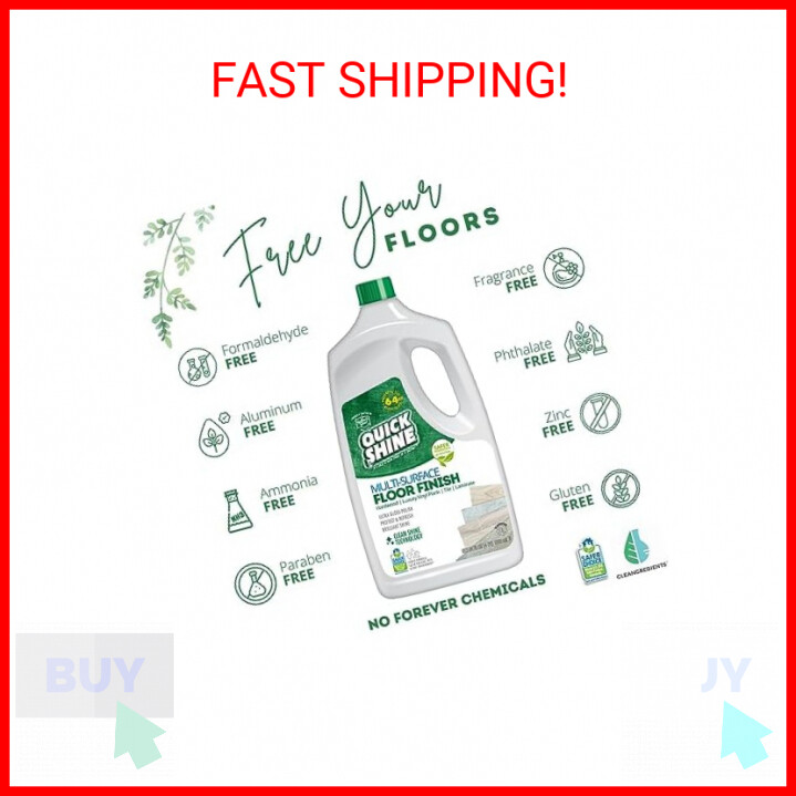 Quick Shine Multi Surface Floor Finish 64oz | Cleaner & Polish to use on Hardwoo