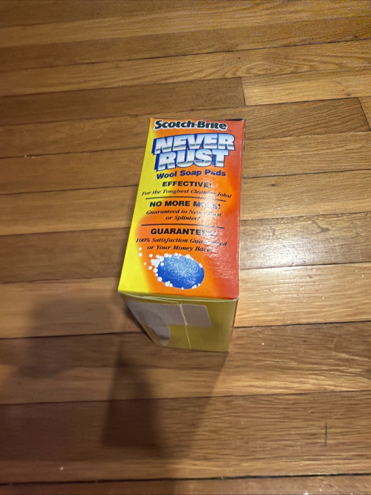 Scotch Brite Never Rust Heavy Duty Soap Pads 8 Pack 3M Discontinued Box Damage