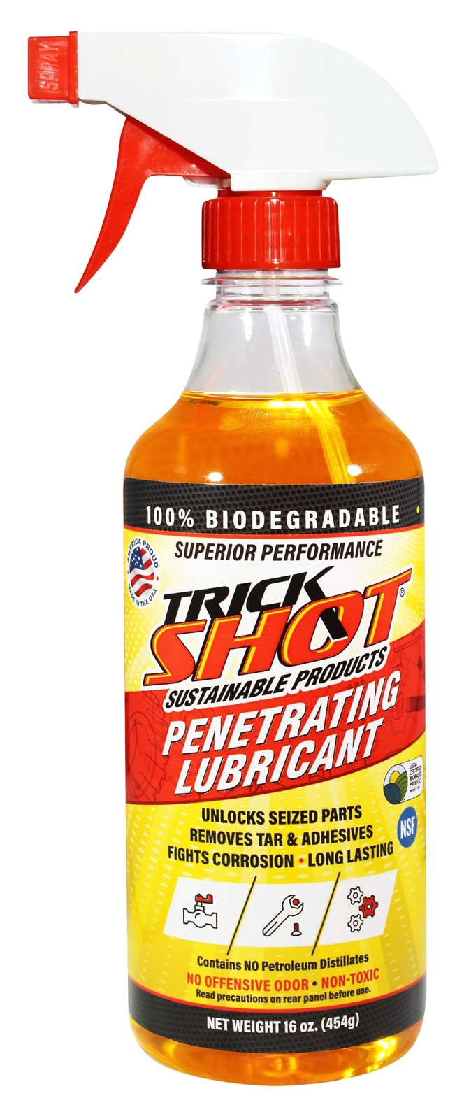 Trick Shot 3in1 Penetrating Lubricant Oil Biobased Food Grade Industrial Oi…
