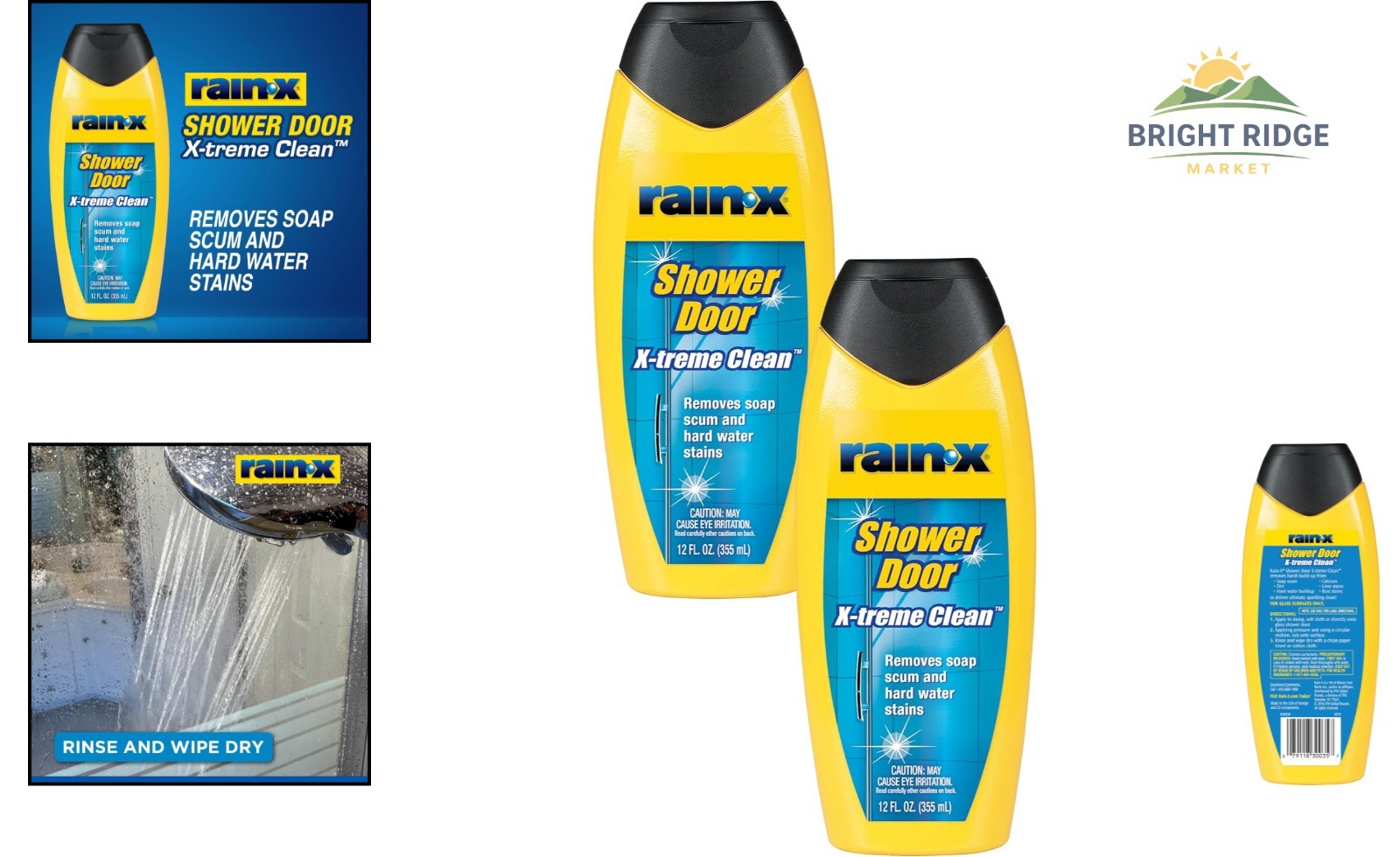 Hard Surface Cleaner for Shower Glass, Effective Against Lime & Calcium Buildup