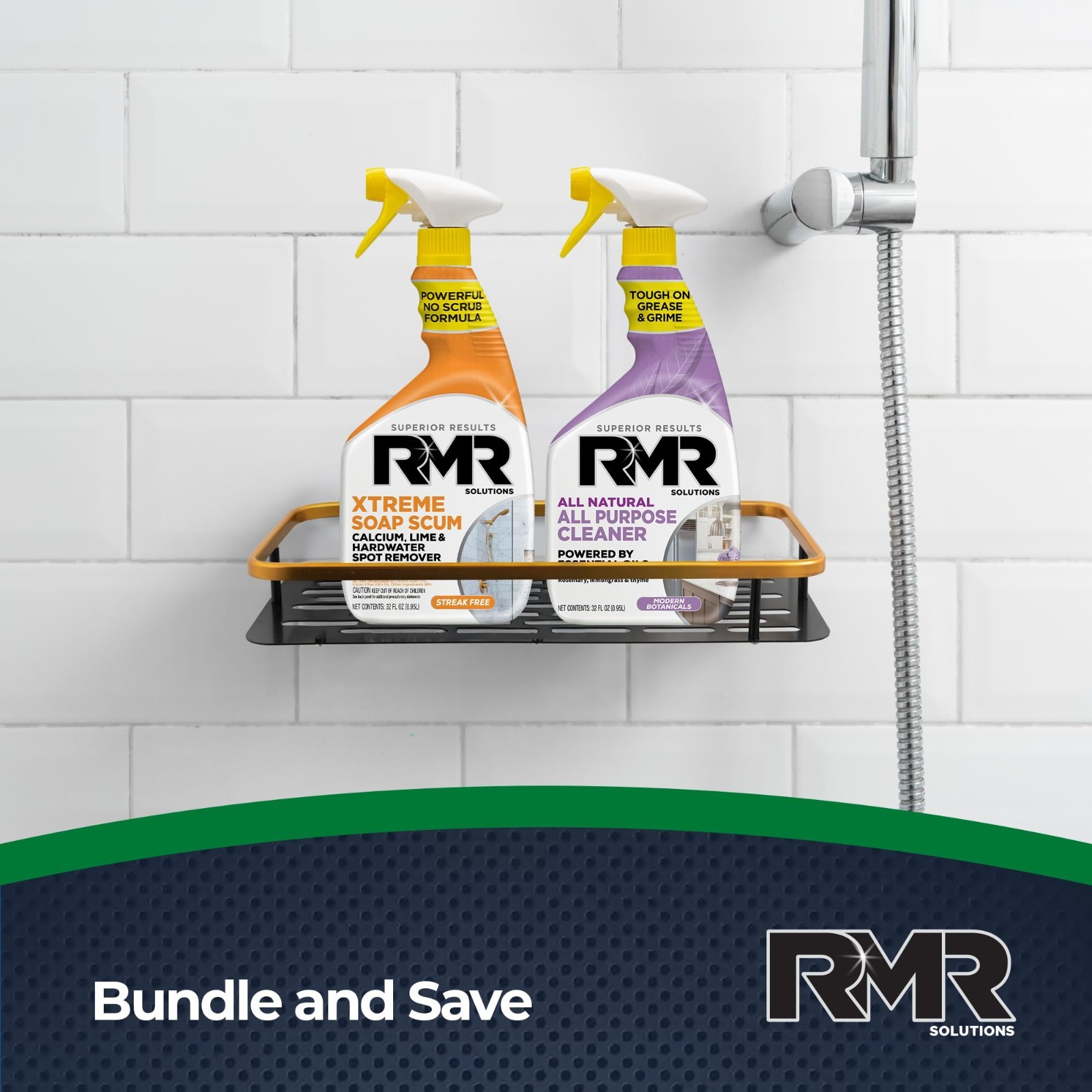 Xtreme Soap Scum Remover & All-Purpose Cleaner Bundle – 2-Step Bathroom & Househ