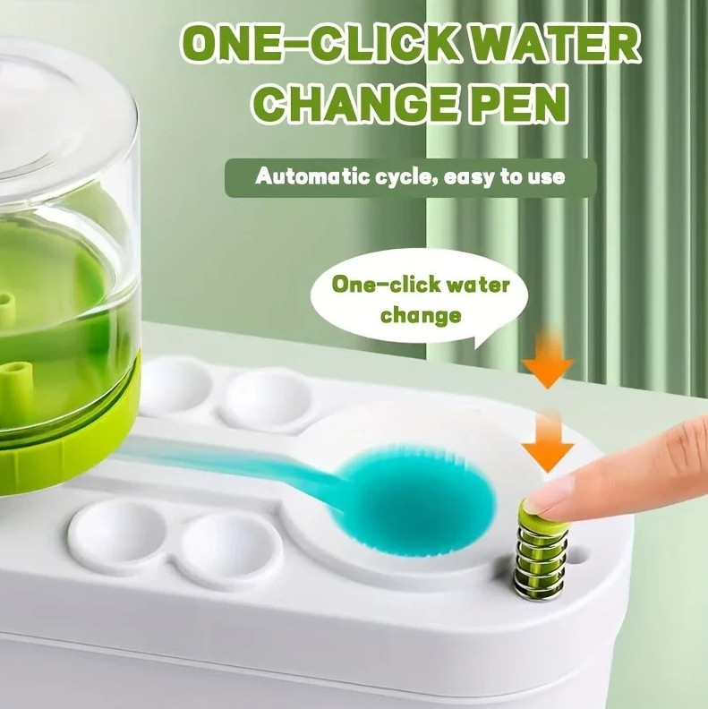 1pc Automatic Paintbrush Cleaning Machine Artist Wash System Tool – NEW