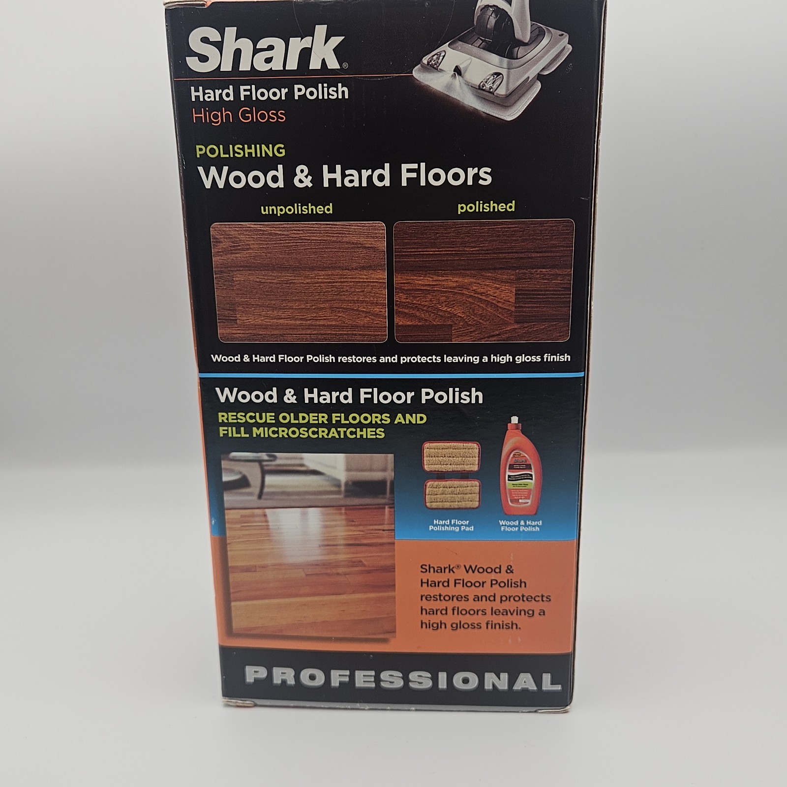SHARK Wood & Hard Floor Cleaner Wood Floor Polish 28 oz. Discontinued NEW SEALED