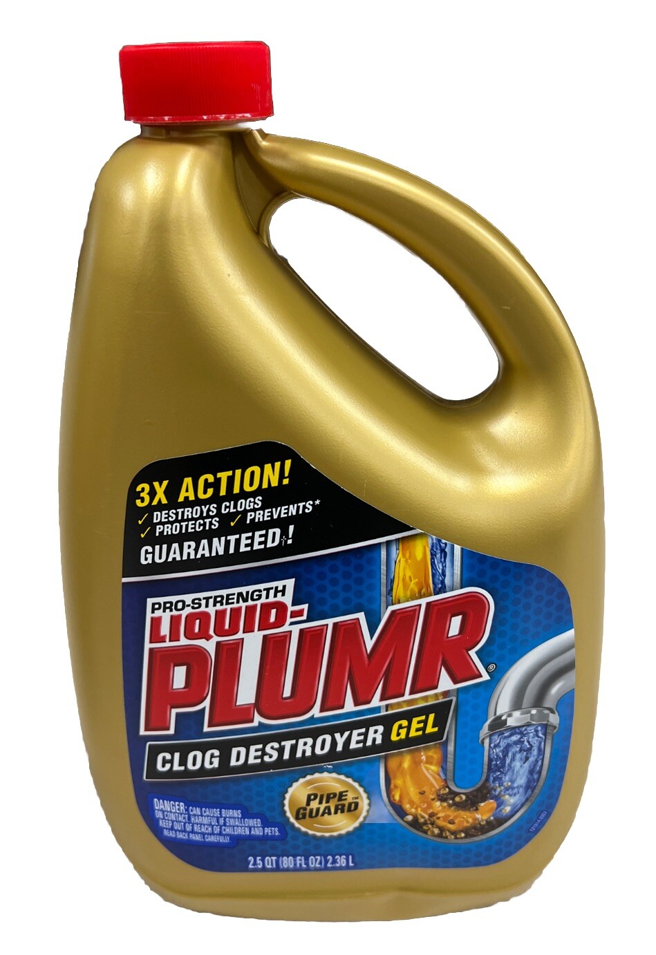 Pro-Strength Liquid-Plumr Clog Destroyer Gel, 2.5 QT Each, (2 PACK)