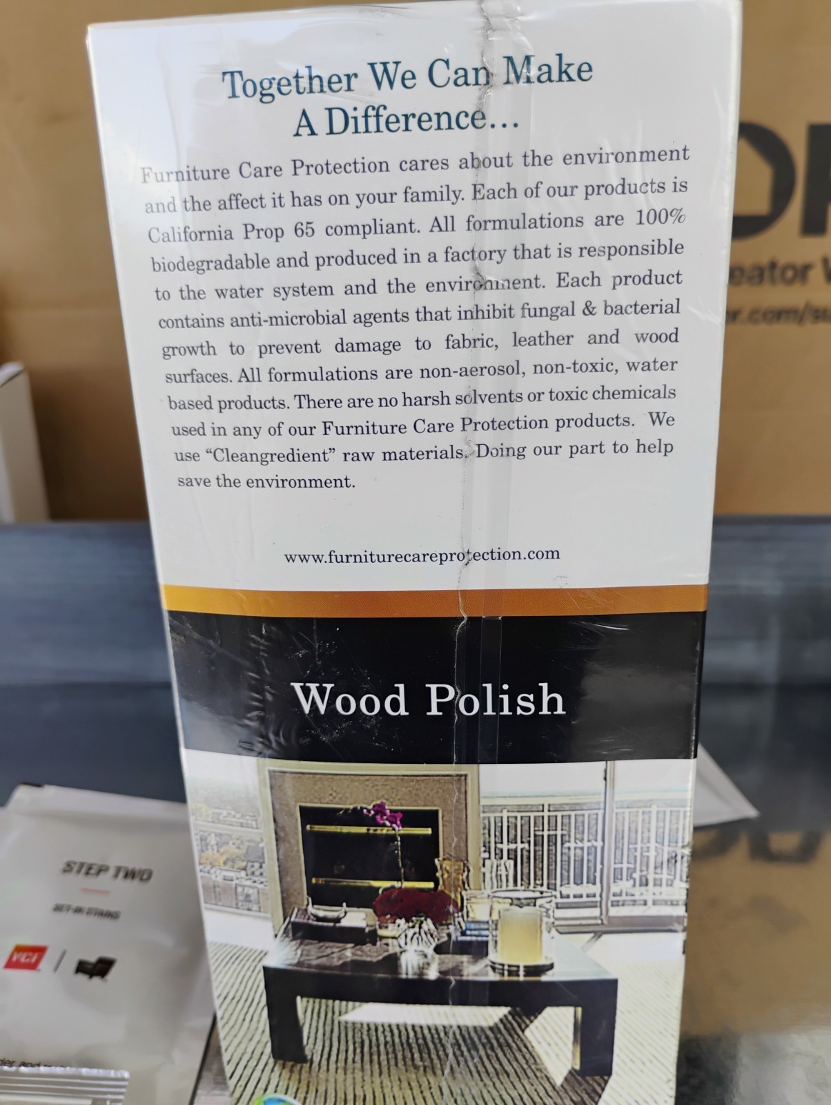 NEW Furniture Care Protection Kit Sealed In Box Leather Wood Fabric 5 Piece Set
